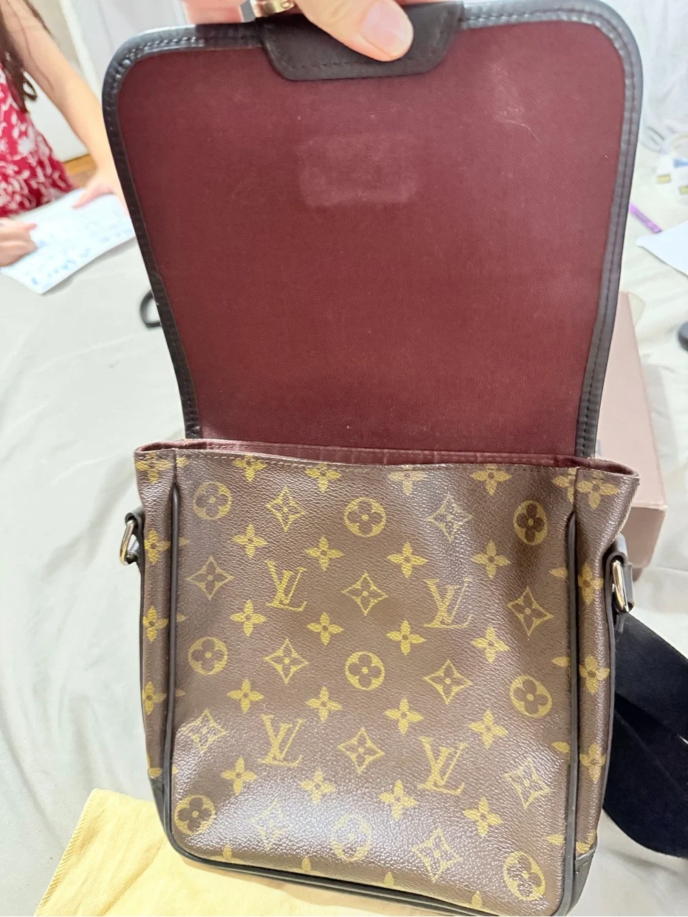 Louis Vuitton Bass Messenger Bag Macassar Monogram Canvas PM